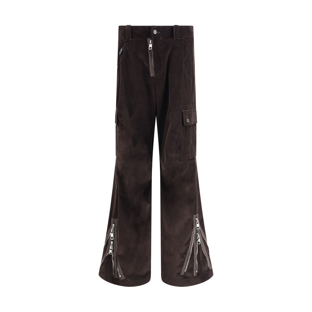 Dolce & Gabbana Brown Cotton Cargo Pants
