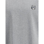 Maison Kitsuné Gray Cotton T-Shirt