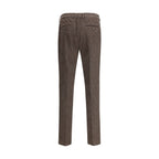 Cruna Brown Cotton Casual Pants