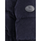 Burberry Blue Cotton Coat