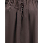 Burberry Brown Silk Blouse