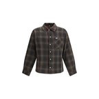 Represent Brown Cotton Pattern Shirt