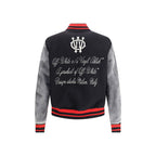 Off-White Black Fleece Wool Jackets And Coat