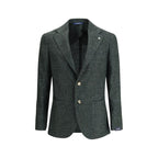 Gi Capri Green Fleece Wool Blazer