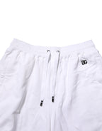 Dolce & Gabbana White Distressed Cotton Men Bermuda Shorts