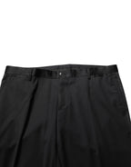 Dolce & Gabbana Black Wool Formal Dress Men Trouser Pants