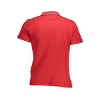 Gianmarco Venturi Red Cotton Polo Shirt