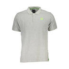 Gianmarco Venturi Gray Cotton Polo Shirt