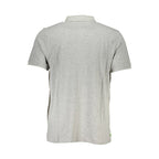Gianmarco Venturi Gray Cotton Polo Shirt