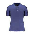 Gianmarco Venturi Blue Cotton Polo Shirt
