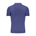Gianmarco Venturi Blue Cotton Polo Shirt