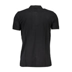 Gianmarco Venturi Black Cotton Polo Shirt