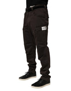 Dolce & Gabbana Brown Re- Edition Cotton Men Cargo Pants