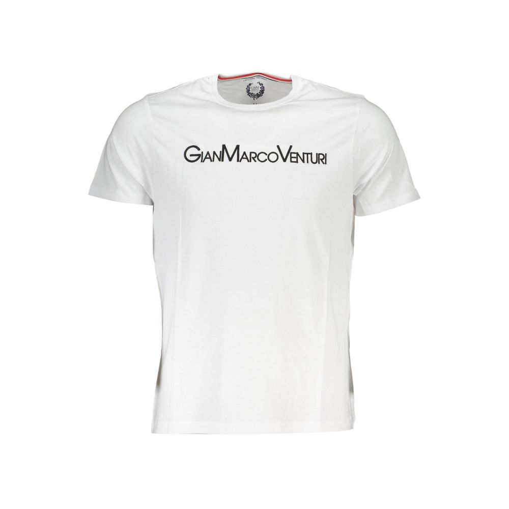 Gianmarco Venturi White Cotton T-Shirt