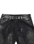 Emporio Armani Black Washed Slim Fit Men Denim Trouser Jeans