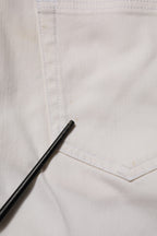 Prada White Mid Waist Skinny Fit Denim Casual Trouser Jeans