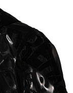 Dolce & Gabbana Black Camouflage Hooded Men Full Zip Sweater