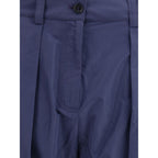 PINKO Blue Polyester Casual Pants