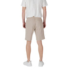 Antony Morato Beige Polyester Bermuda Shorts