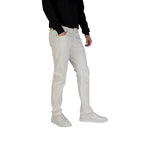 Jack Jones White Cotton Skinny Jeans