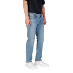 Jack Jones Blue Cotton Skinny Jean