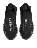 Dolce & Gabbana Black SORRENTO Sport Stretch Sneakers Shoes