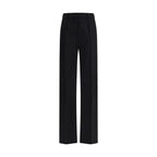 Max Mara Black Camel Hair  Casual Pants