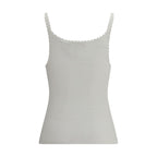 Chloé White Cotton Top