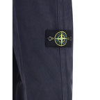 Stone Island Purple Cotton Casual Pants