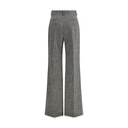 Valentino Gray Wool Casual Pants