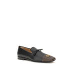 Valentino Garavani Black Goatskin Slip-On Loafers