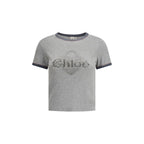 Chloé Gray Cotton T-Shirt