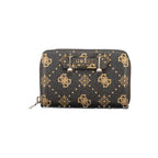 Guess Jeans Brown Polyethylene Wallet