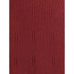 SA SU PHI Bordeaux Cashmere Casual Dress