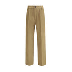 Namacheko Beige Cotton Casual Pants