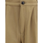 Namacheko Beige Cotton Casual Pants