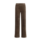 Avenue Montaigne Brown Cotton Casual Pants