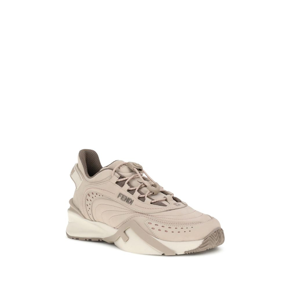 Fendi Cream Rubber Athletic Sneakers