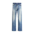 Fear Of God Blue Cotton Straight-Leg Jeans