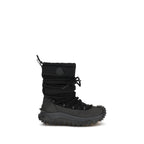 Moncler Black Polyamide Lace-Up Boots