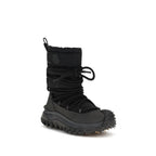 Moncler Black Polyamide Lace-Up Boots