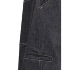 Lemaire Blue Cotton Straight-Leg Jeans