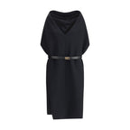 Ferragamo Black Viscose Casual Dress