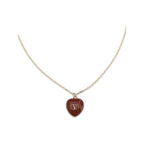 Valentino Garavani Red Brass Necklace