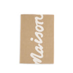 Maison Kitsuné Beige Wool Scarf