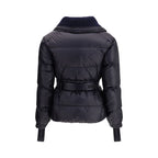 Moncler Grenoble Blue Polyamide Coat