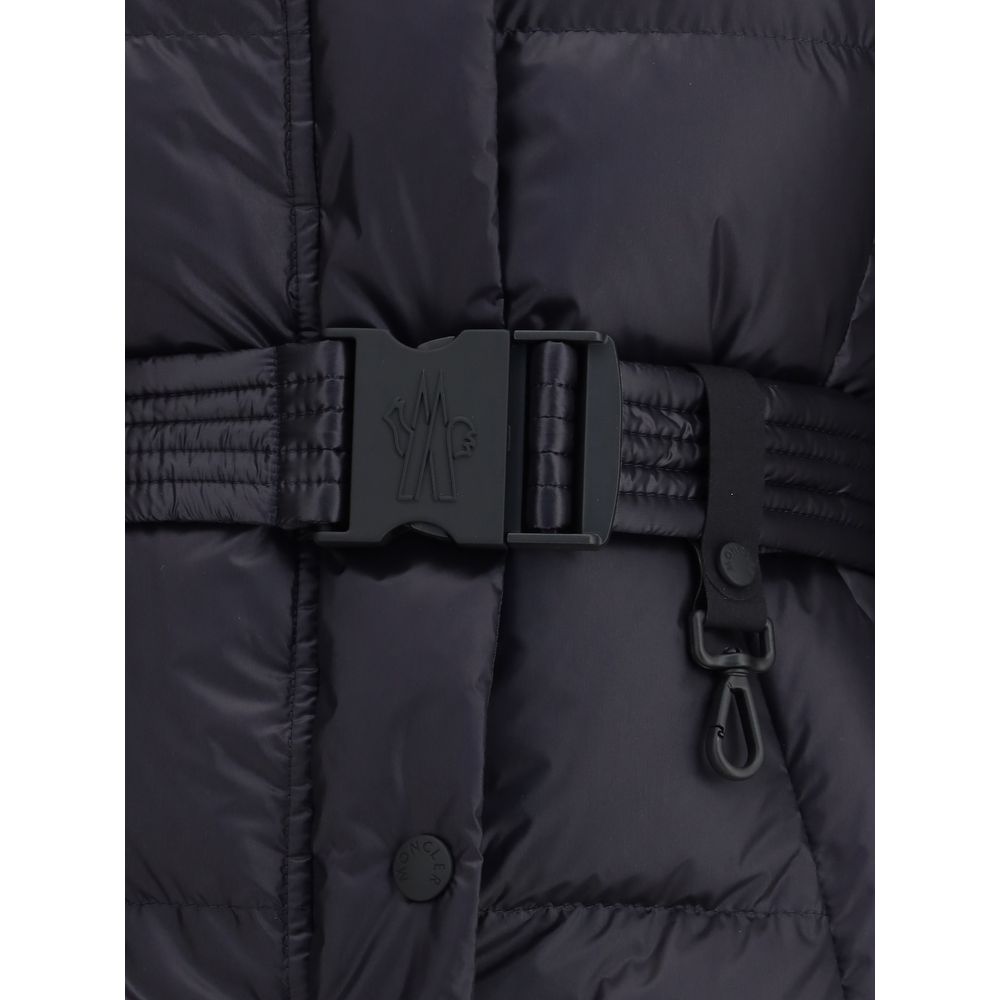 Moncler Grenoble Blue Polyamide Coat
