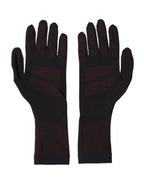 Dolce & Gabbana Black DG Logo Cotton Hands Mitten Men Gloves