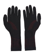 Dolce & Gabbana Black DG Logo Cotton Hands Mitten Men Gloves