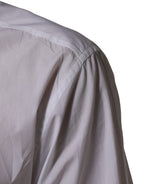 Dolce & Gabbana White Cotton Collared Men MARTINI Dress Shirt